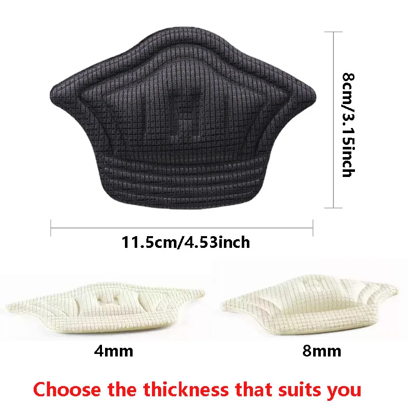 1/3/5Pairs Insoles For Shoes Patch Heel Pads Sport Winter Shoes Pads Back Sticker Adjustable Patches for Sneakers Cushion Insert