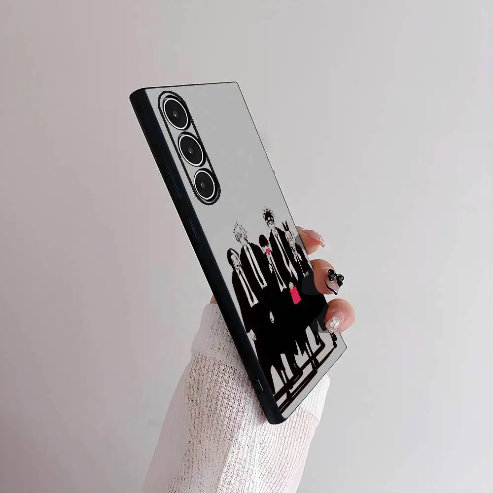 M-MASHLE Anime Phone Case Skin-Friendly Soft TPU Case Compatible With Samsung S21/S22/S23/S24/S25 FE/Plus/Ultra