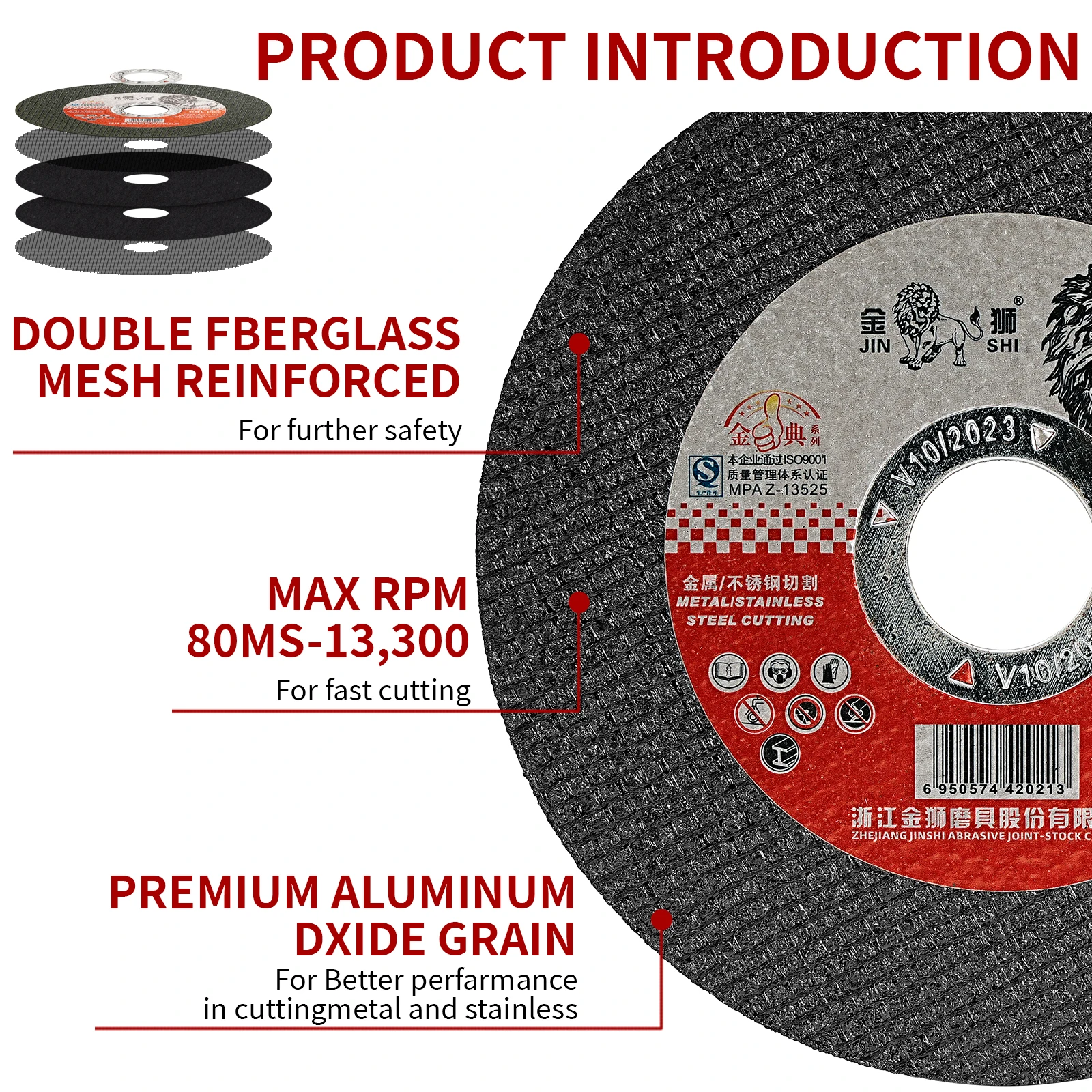 125mm Metal Stainless Steel Cutting Discs Cut Off Grinding Wheel For Angle Grinder Wheel Steel Stone Cutting Angle Grinding Bit