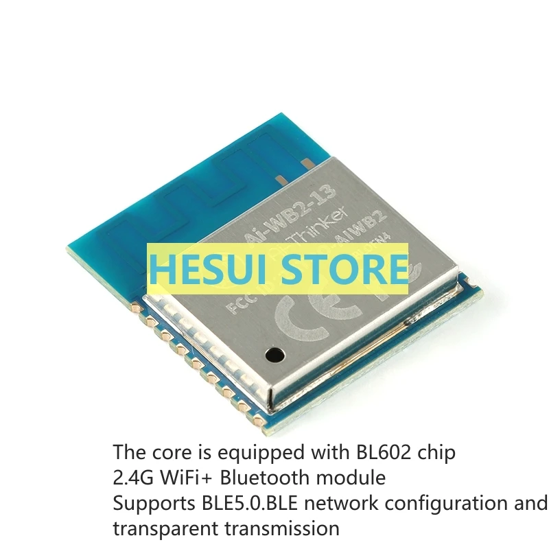 Original authentic Ai-WB2-13 WiFi&BLE Bluetooth 2-in-1 module serial transparent transmission module