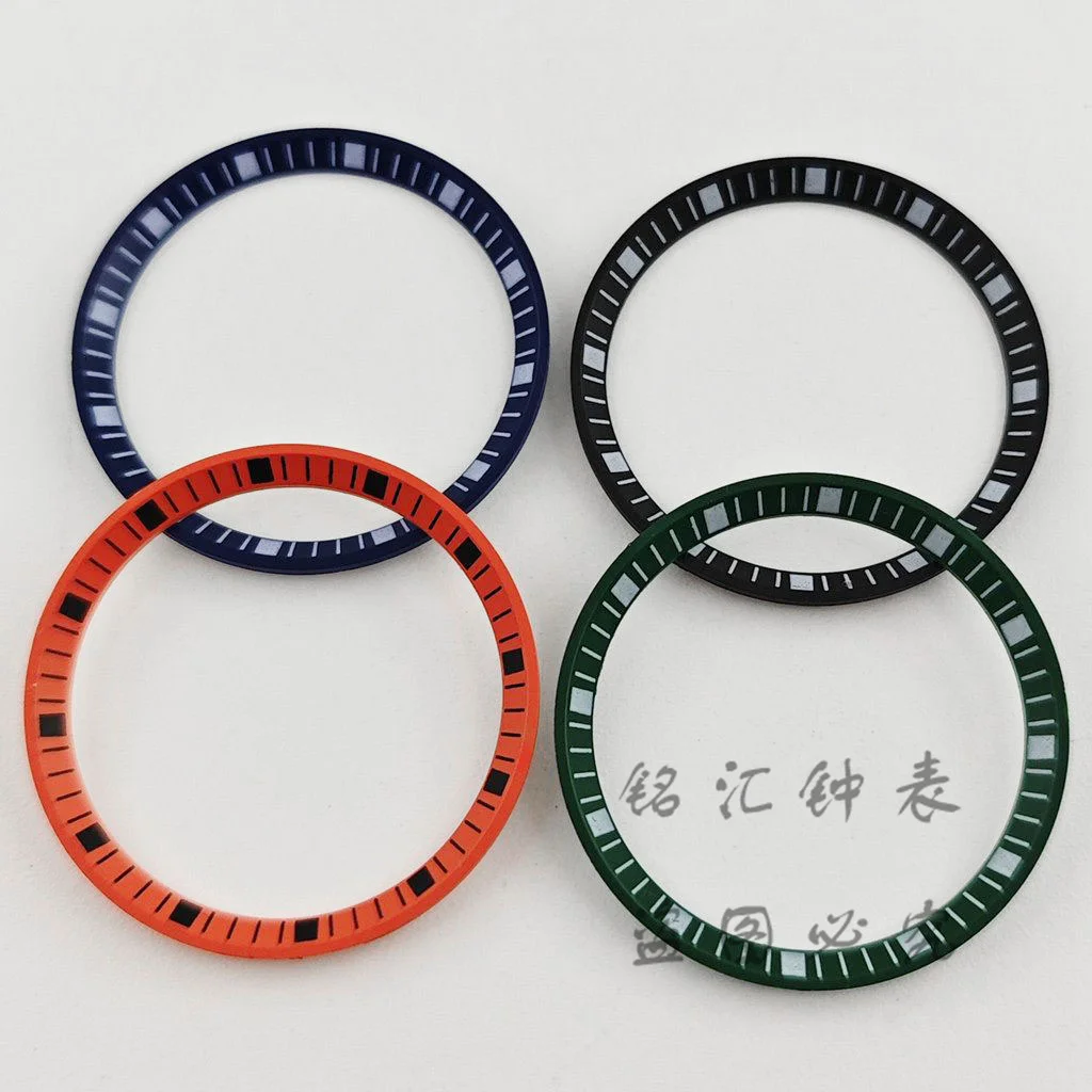 32MM Plastic Monster Watch Chapter Rings Inside Plastic Diameter 27.5mm Fit For Monster NH35 NH36 Watch Replacement Parts