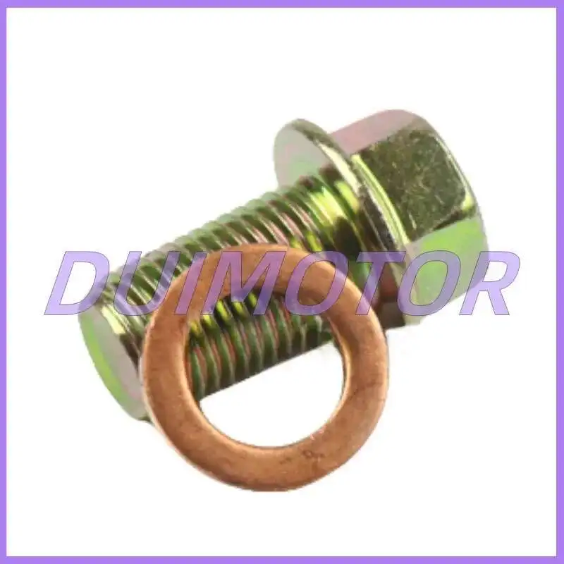 Korek spustowy oleju silnikowego / śruba / uszczelka śruby do Jincheng Sj 125125 -a-b-d Jc125/150-28 Gx125