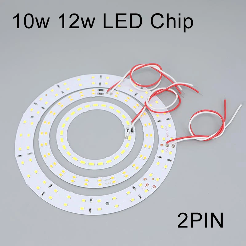 10w 12w LED ring Chip Bead Lights wire lead 5V Board Bulb Light Source Dia 78mm 112mm warm White Lamp 3000K or 6000K