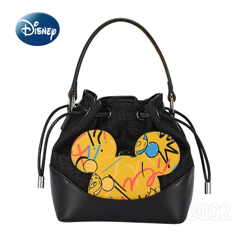 

Disney Mickey New Women's Mini Handbag Luxury Brand Original Fashion Women's Shoulder Messenger Bag Cartoon Mini Women's Bag