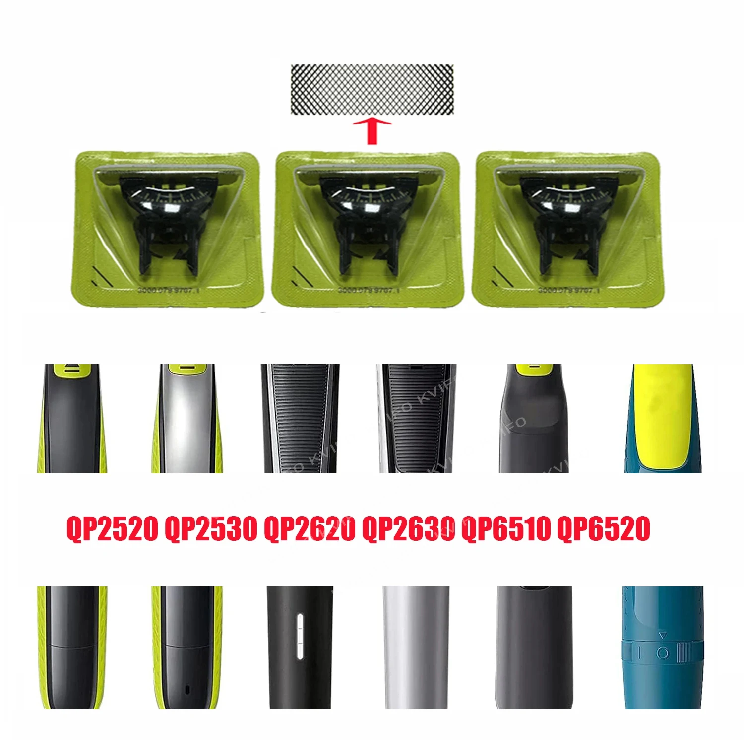 KVIFO 360 degrees Replacement blade For OneBlade &One blade QP6651/30 QP2834/20 QP6551/15 QP6541/15 QP2734/20 Shaver - view 2