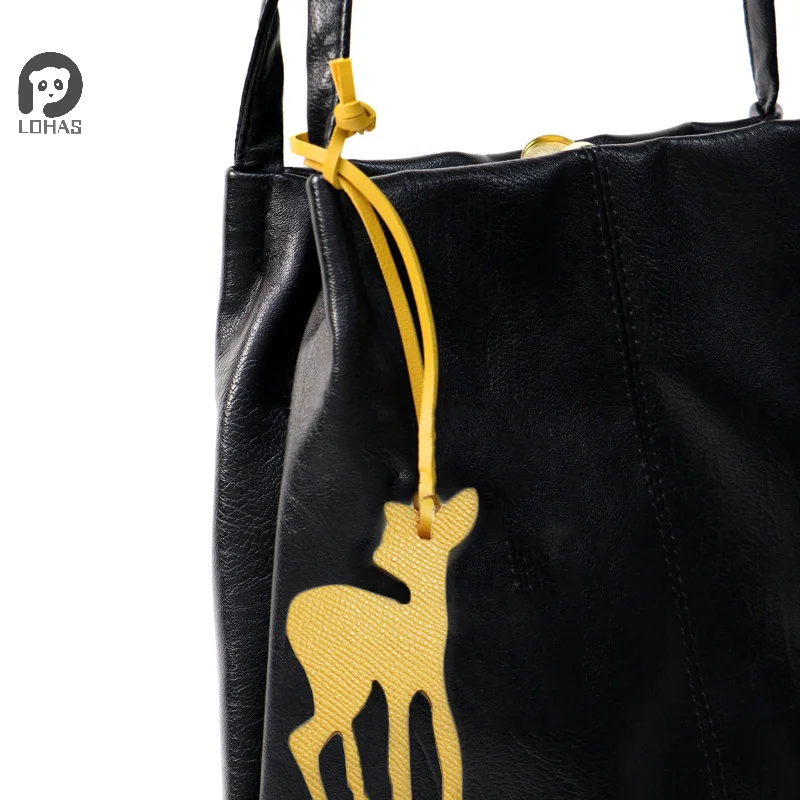 

Новый модный кожаный милый креативный персонализированный палевый брелок для ключей, женский рюкзак, подвеска, женская сумка, очаровательные аксессуары