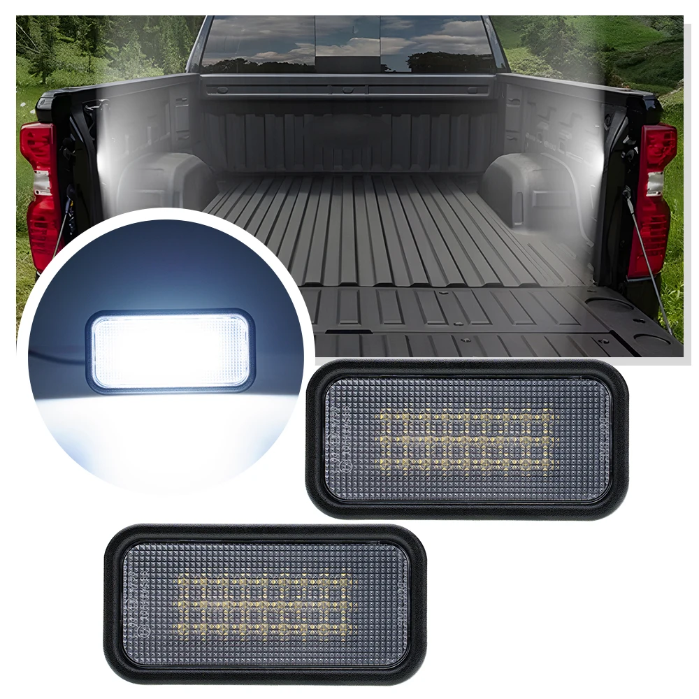 

2 шт. светодиодные грузовые фонари освещения багажника для GMC Sierra 2019-2025 EV Chevrolet silverado 1500 LTD 2500 3500 HD Cadillac Escalade IQ