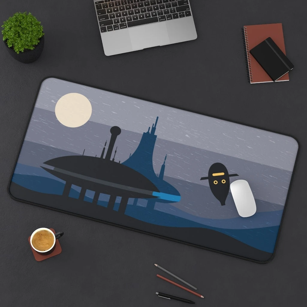 Underwater Submarine Gaming Desk Mat Gamer Mousepad Room Decor Pc Accessories Mouse Pads Gamer Setup Gaming Mats Office Desk Pad