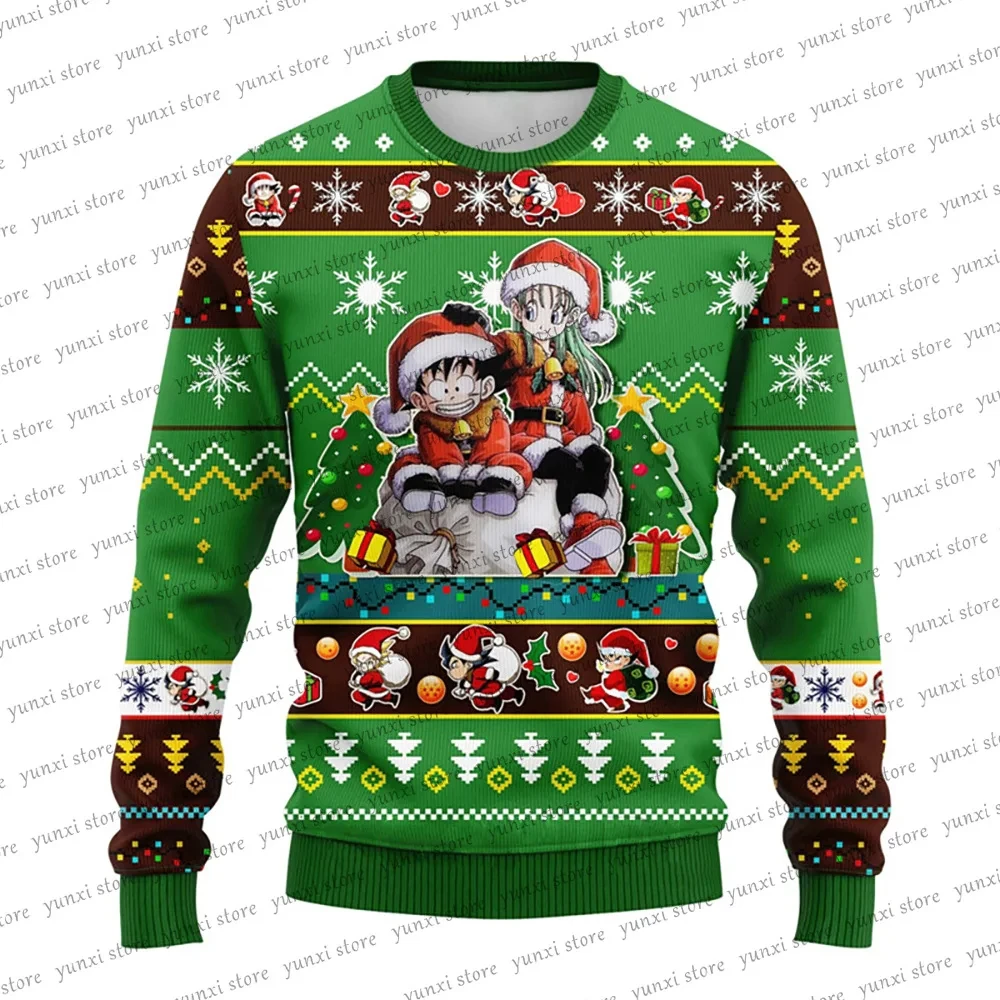 Autumn/Winter New Year Christmas Clothing 3D Sweatshirt 2024 Hot Selling Christmas Sweater Fashion Street Super Large Pullover