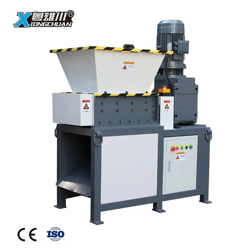 

Low Price Double Shaft Motor Plastic Bucket Rubber Scrape Metal Wood Shredder 22KW 220V/380V Industrial Use 1 Year Warranty