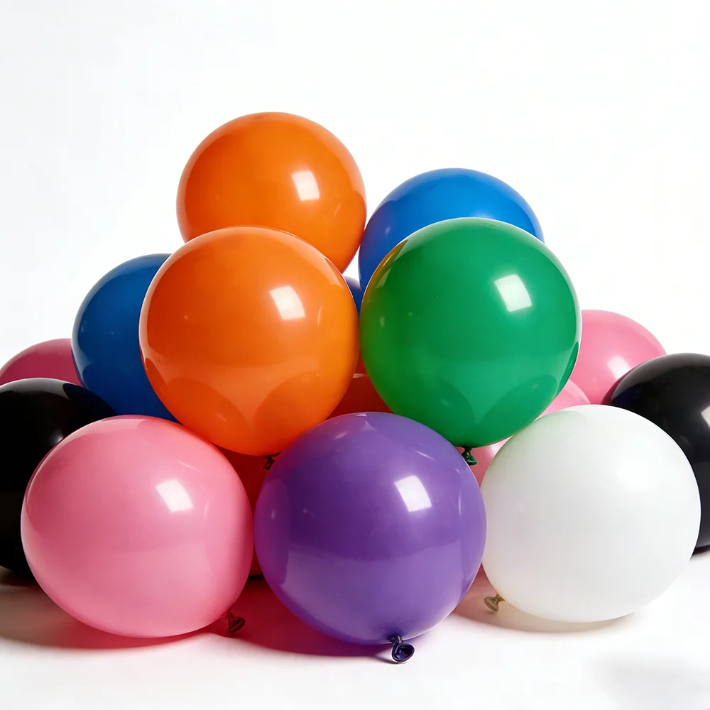 

100Pcs 12 Inch Matte Latex Balloon Happy Birthday Party Decor Christmas Wedding & Engagement Anniversary Decoration Balloon