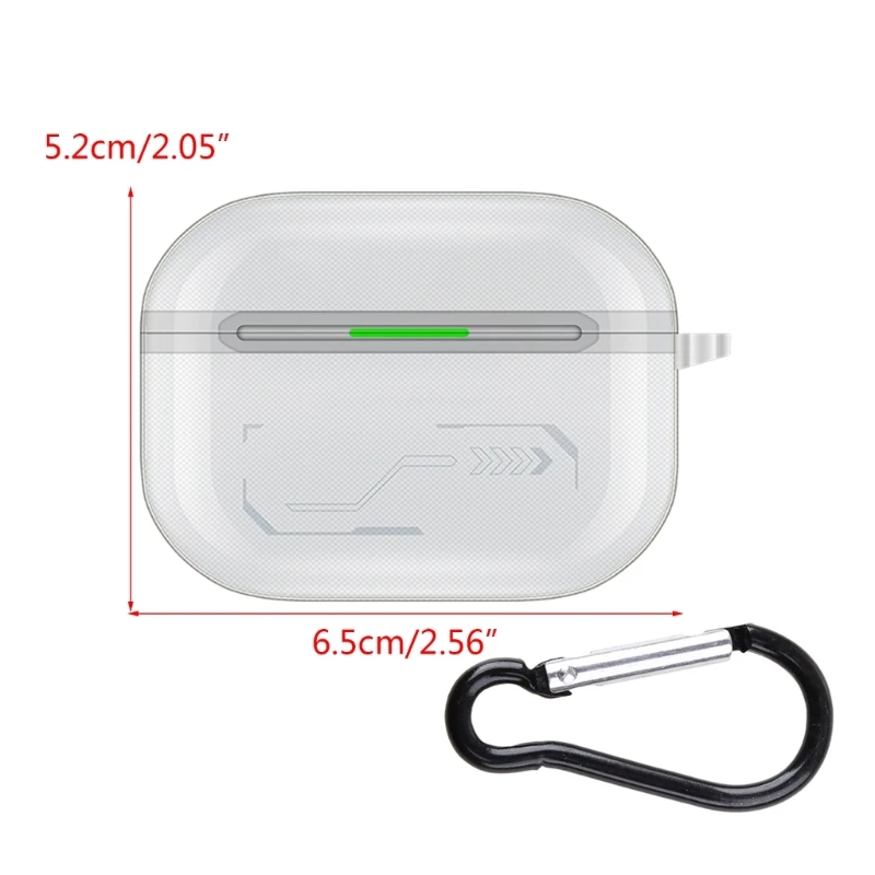 for Black Shark JoyBuds  Shockproof Wireless Headphone Sleeve Impact-resistant Housing  Washable F19E