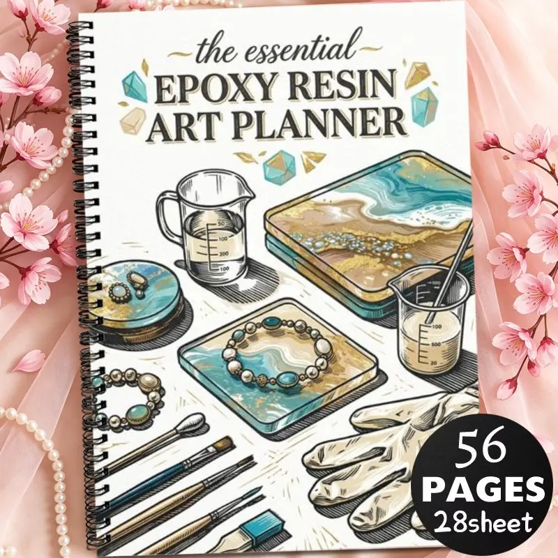 A5 2027-2028The Essential Epoxy Resin Art Planner Resin Creation Planner,Track Projects,Formulation Notes  Creative Inspiration