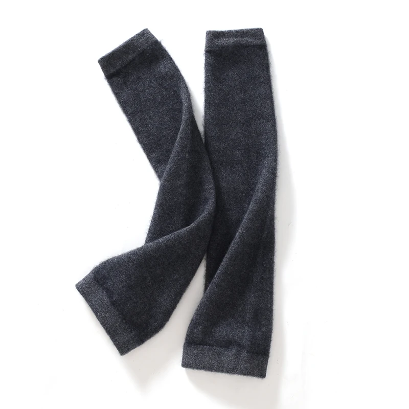 캐시미어 레그 워머 남녀공용 신축성 있는 무릎 높이 레그 슬리브 사계절 착용 가능 편안함과 스타일 (1쌍)