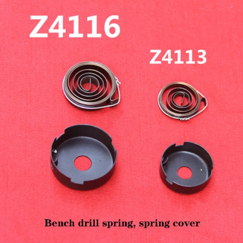 NEW Z4113 Small Bench Drill Spring Clockwork Z4116 Bench Drill Accessories Spring Cover Spring Seat Coil Spring