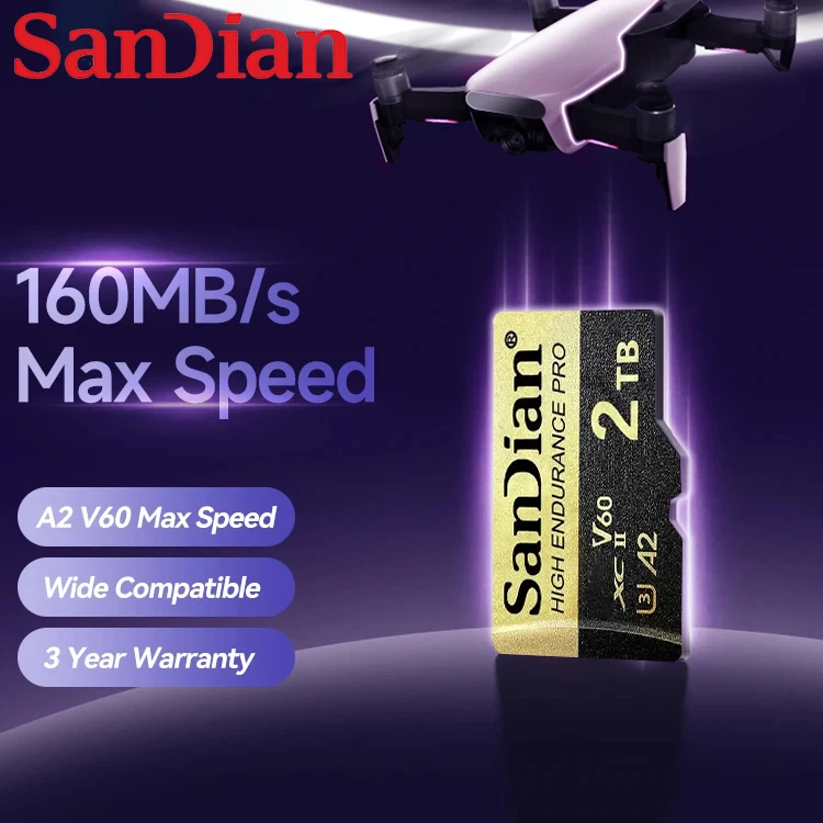 2TB High Speed Memory Card 1TB 512GB 256GB Class 10 Micro TF SD Card 1TB SD Memory Card For Nintendo Switch Phone/Ps4