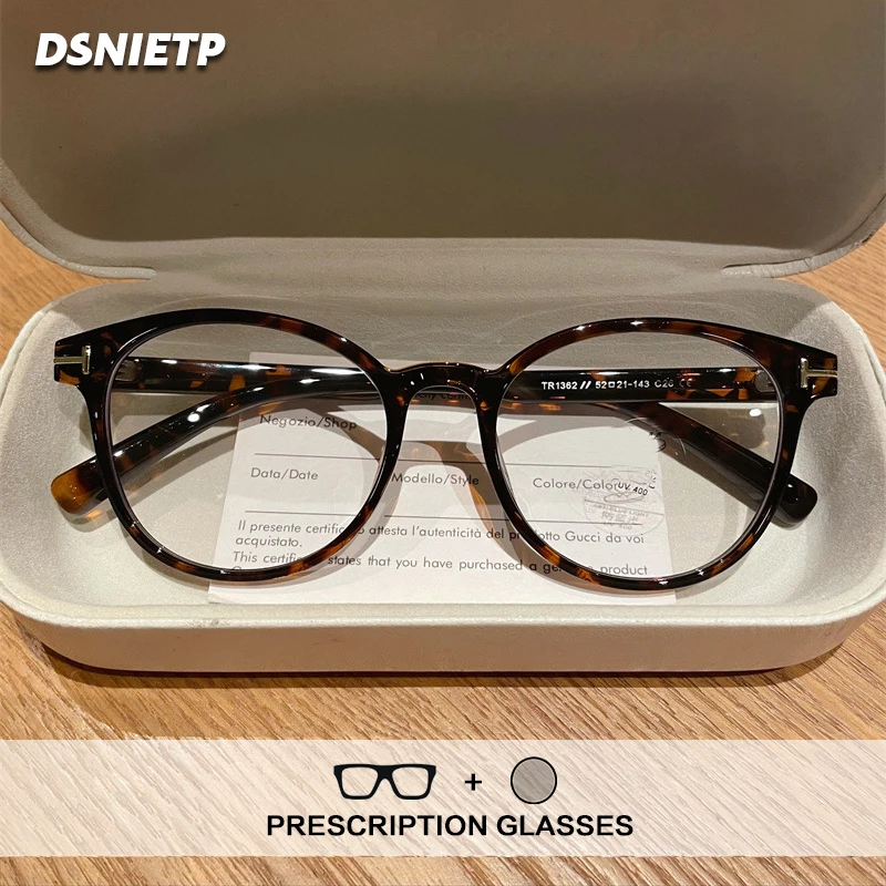 

ISLINO TR90 Anti Blue Light Reading Glasses Women Photochromic Prescription Glasses Frame Luxury Hyperopia Myopia Eyewear