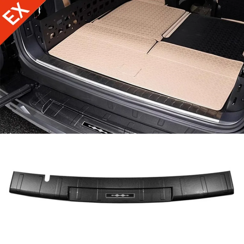 

For BYD Formula Leopard 8 2025-2026 Accessories Carbon Rear Trunk Protector Plate Anti Hit/Dust Sill Cover