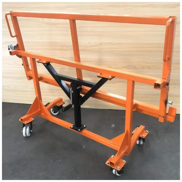 Granite Marble Glass Inclined Plate Transport Trolley, Slab Moving Cart for Workshop