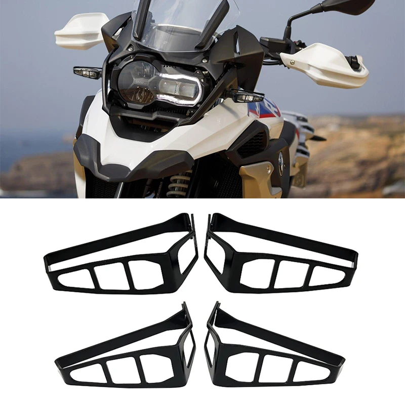 

For BMW R1250GS R 1250 GS LC ADV R1250 GS Adventure R1250GSA 2021-2023 Front Rear Turn Signal LED Light Protection Cover Shield