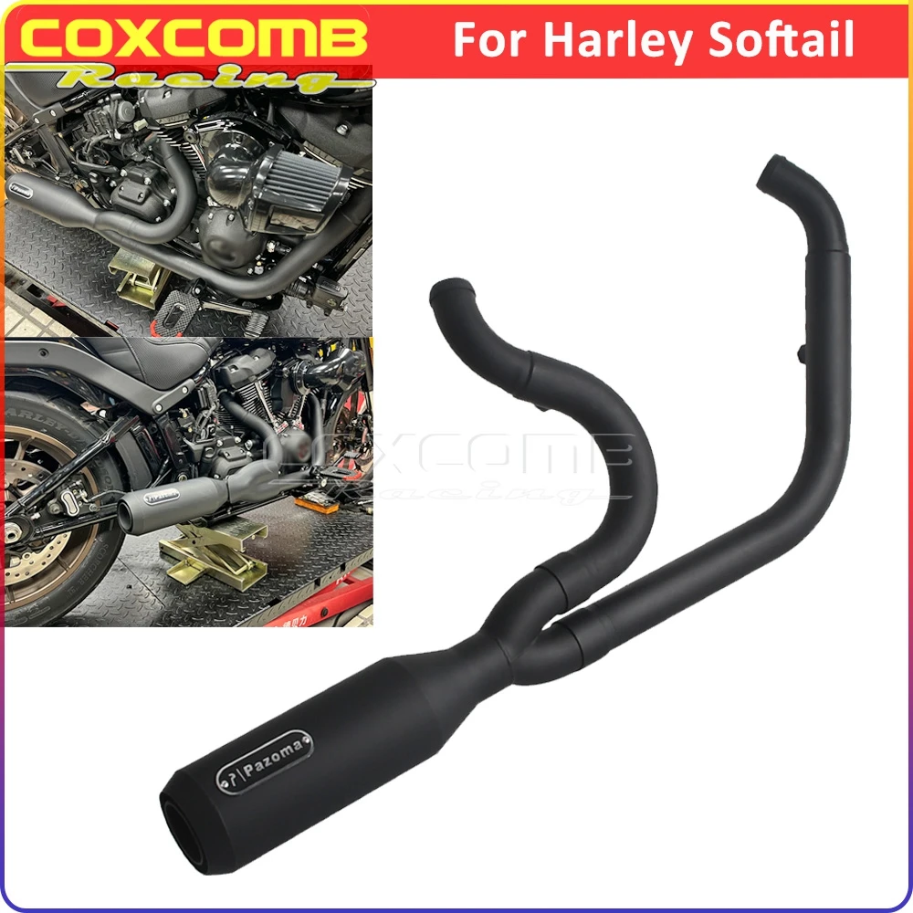 

Глушитель выхлопа мотоцикла для Harley Softail Low Rider S ST FXLR FXLRS FXLRST EI Diablo FXRST Standard FXST Fat Bob 2024 2025