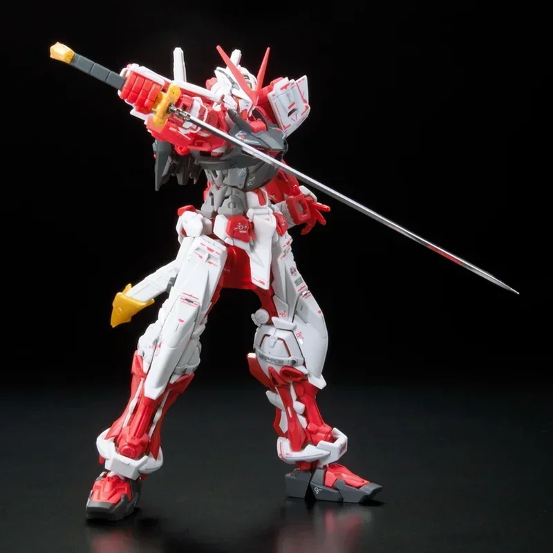 Bandai-Figurine d'action Gundam Astray Red Frapproche pour enfants, modèle d'anime original, jouets en stock, RG 1/144, Gunpla, marijuana