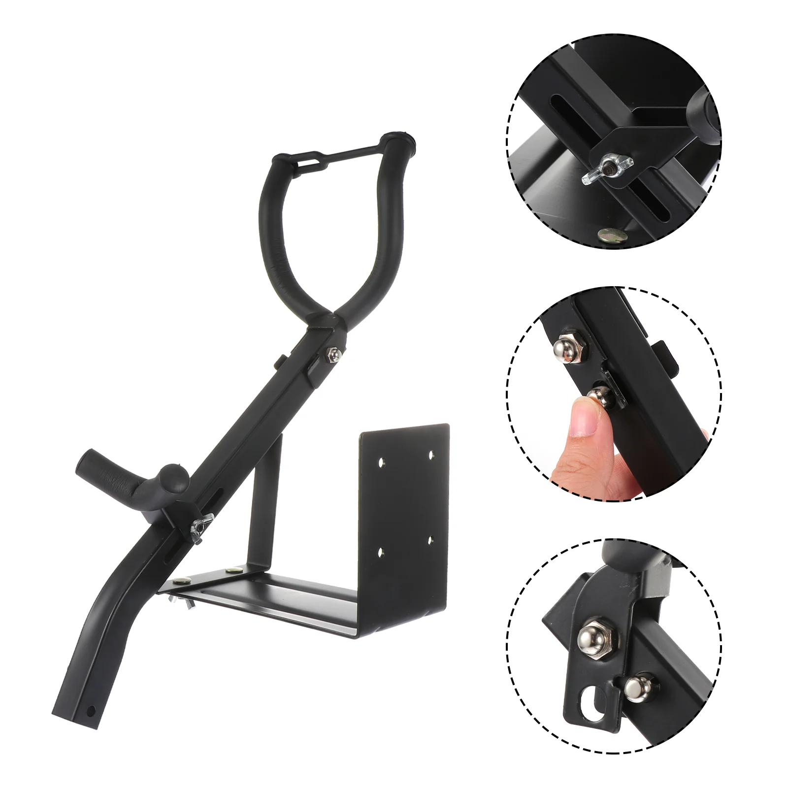 Saxophone Stand Practical Holder Storage Hanger Sturdy Instrument Tenor Black Bracket