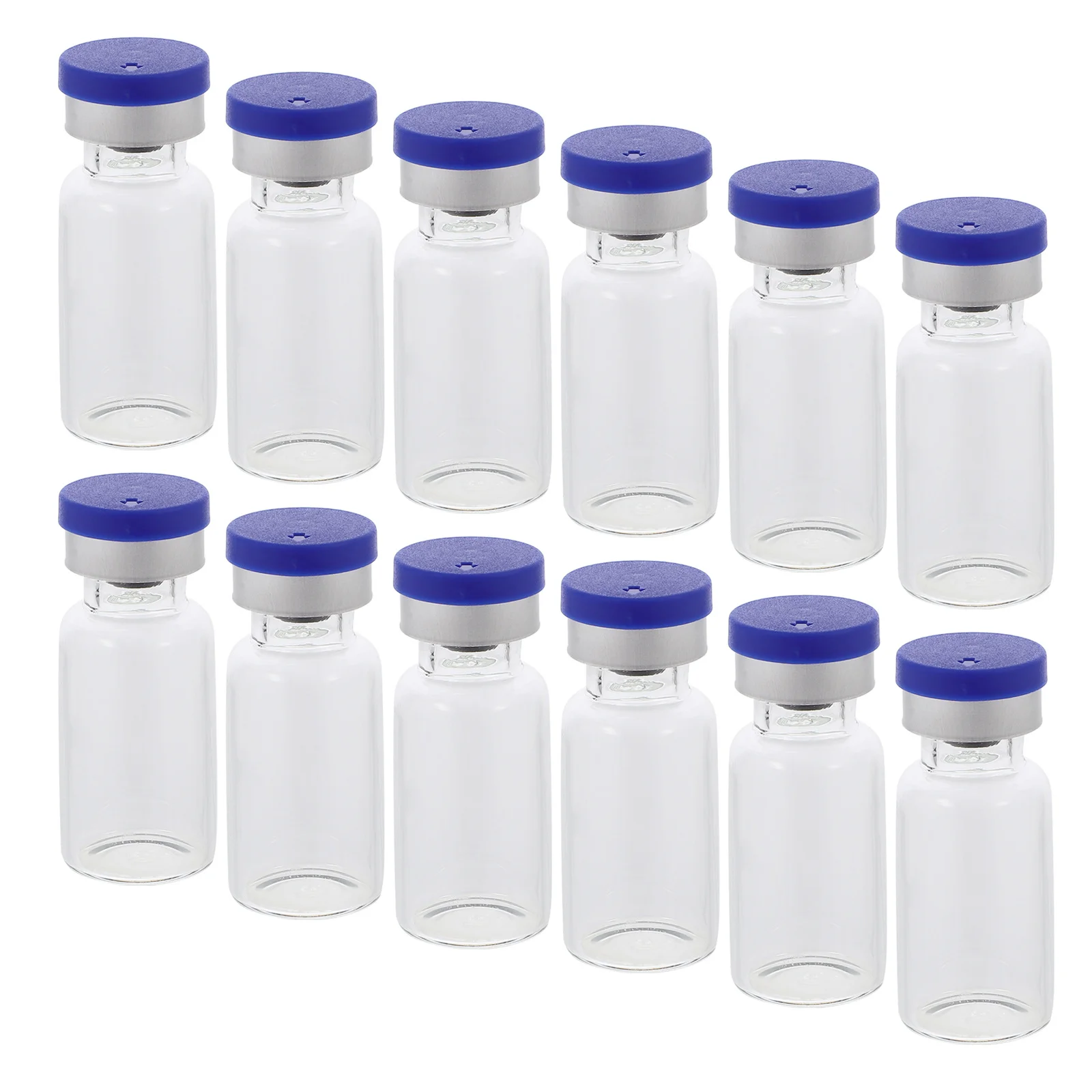 

Liquid Sampling Bottle Sample Containers Empty Vials Glass with Caps Bottles Small Lab
