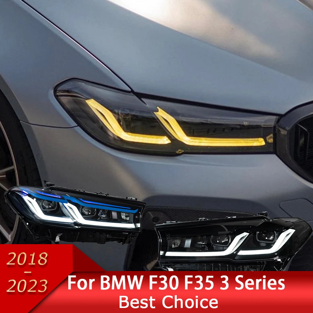Car Lights for BMW G30 G38 2018-2023 5 Series LED Auto Headlight Assembly Upgrade Newest M5 Competition Design Accessories