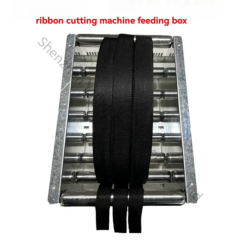 For Computer Tape Cutting Machine Webbing Velcro Large-capacity Discharge Box Rack for Easy and Labor-saving Feeding Rack