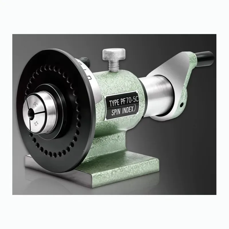 5C Simple Dividing Head Drilling and Milling Grinding Machine Chuck Collet 5C Joint PF70/100 Top
