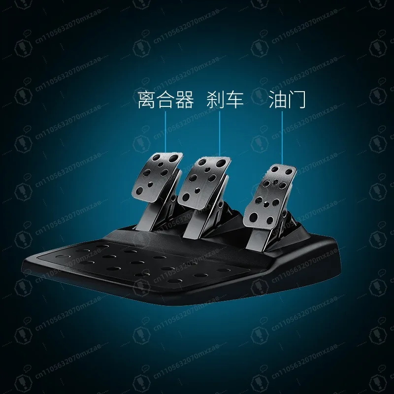 G29 force feedback steering wheel 900 degrees steering, dual motor feedback, gear handbrake set, drift racing emulator