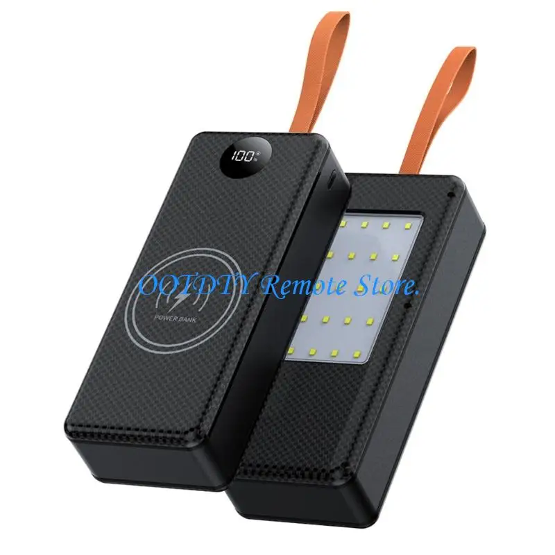 Removable 16 Slot 21700 Battery Case for DIY Power Charging Features LED Camping