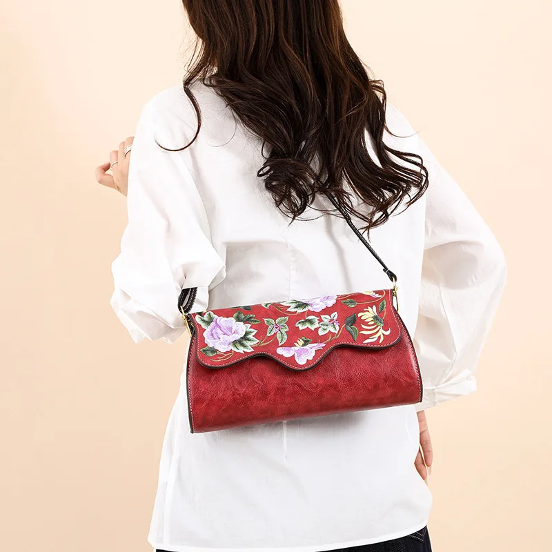 

Повседневная женская сумка через плечо, качественная текстурированная сумка-мессенджер фиолетового цвета, дизайнерская сумка для отдыха в уникальном стиле