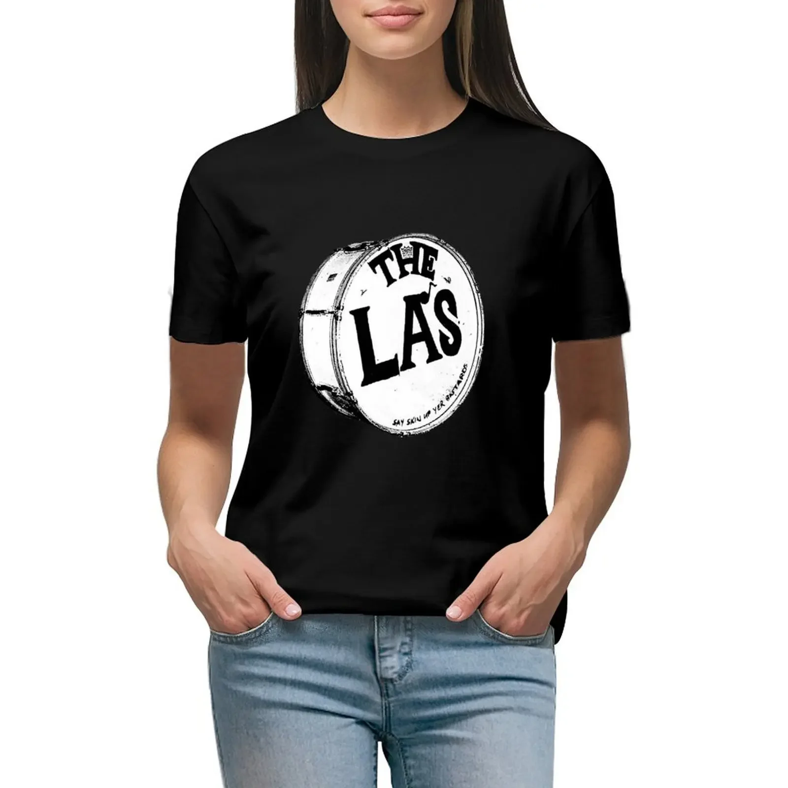 

The La's Drum T-Shirt animal prinfor funny tees heavyweights workout shirts for Women
