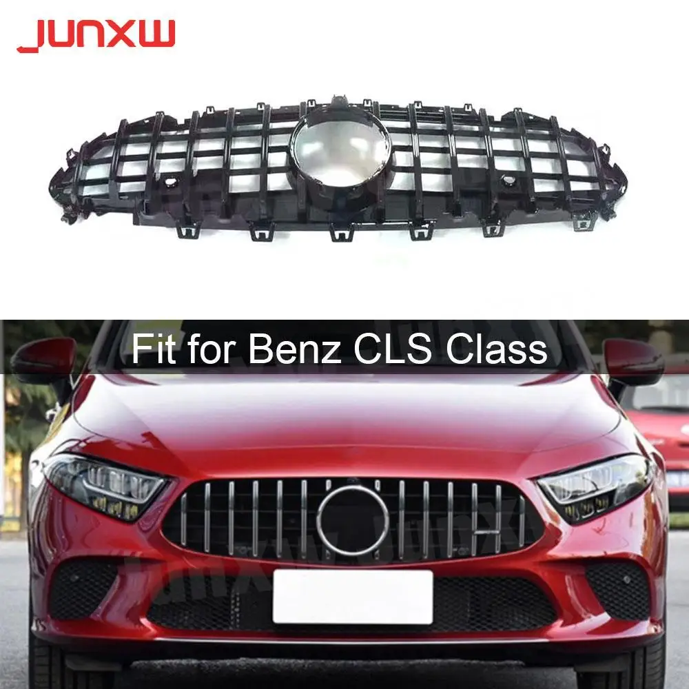 ABS Fog Lamp Grille For Mercedes Benz CLS Class C257 CLS260 300 350 450 CLS53 AMG 2019 UP Front Bumper Grill