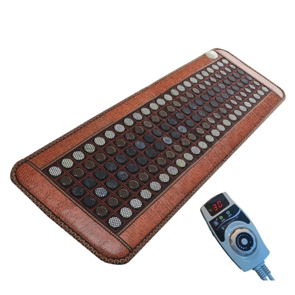 110/220V Tourmaline Photon Heating Pad Massage Mattress Natural Tourmaline Thermal Pad Heating Jade Sofa Bed Mat