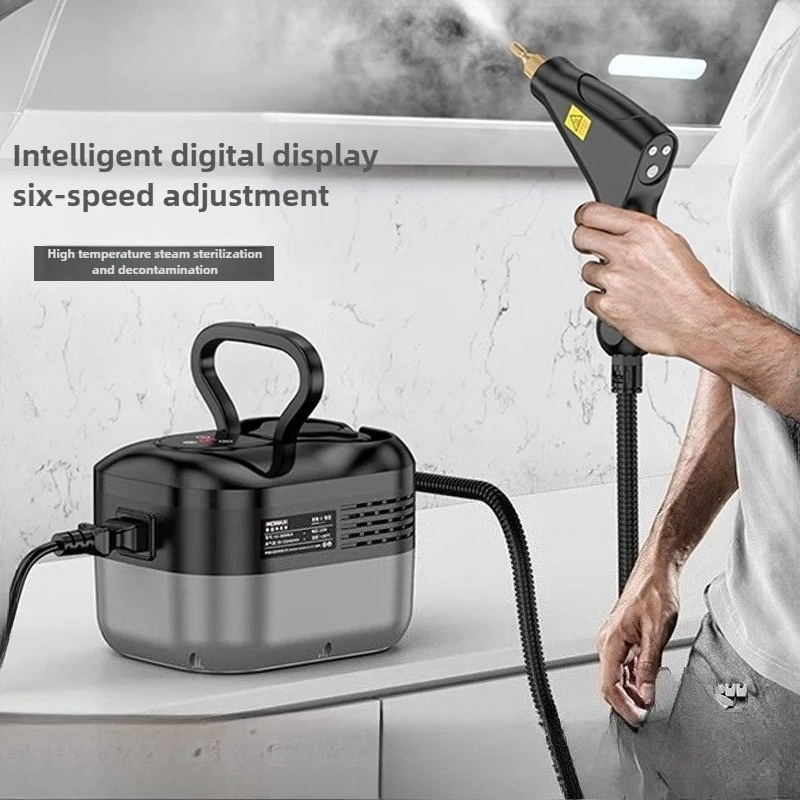 منظف بخاري منزلي عالي الضغط بقدرة 2500 وات، منظف محمول باليد، مكيف هواء، غطاء محرك السيارة، ماكينة تنظيف بالبخار