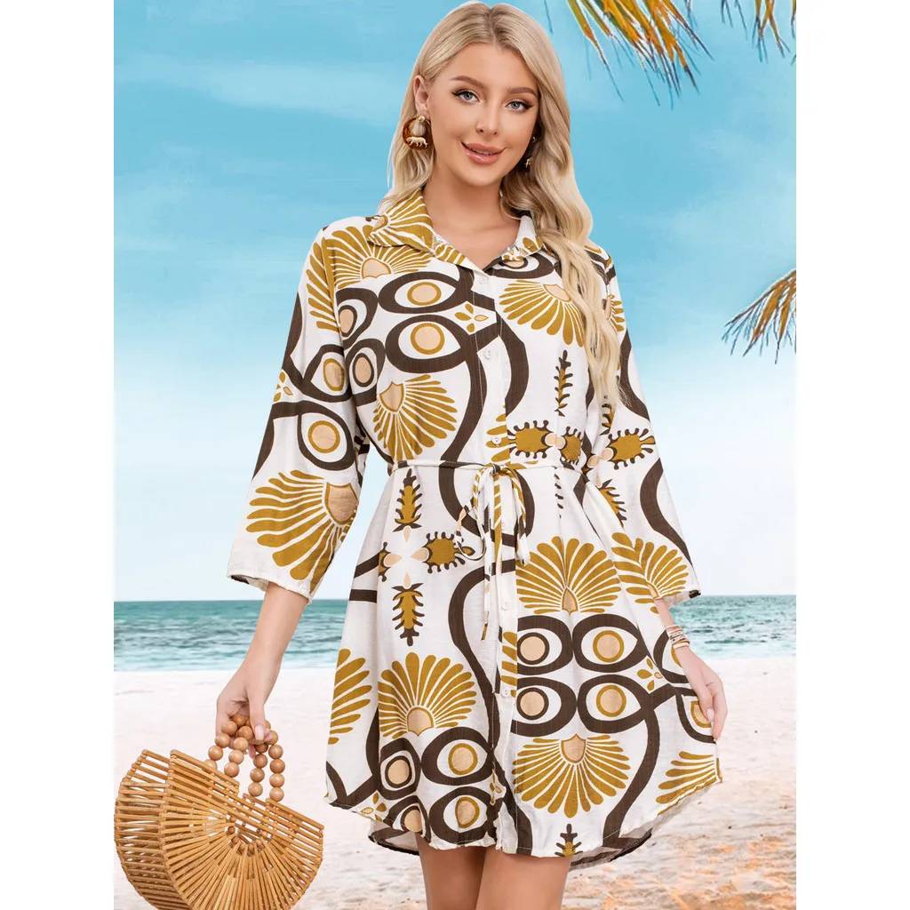 Summer ladies Women girls Sports BIKINI-Plus Size Cover Up Beachwear oversized size for Swimwear Sun Protection Clothes dressing