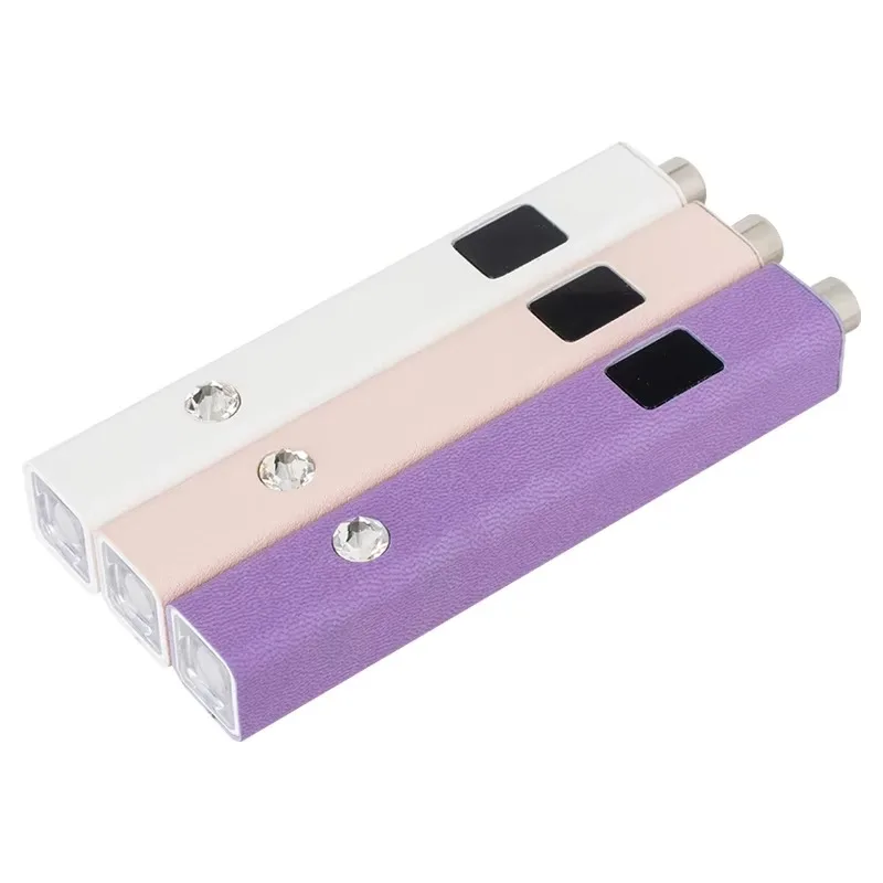 3W Portable Painless Digital Display Nail Light Painless Nail Light with Magnet and Faux Leather