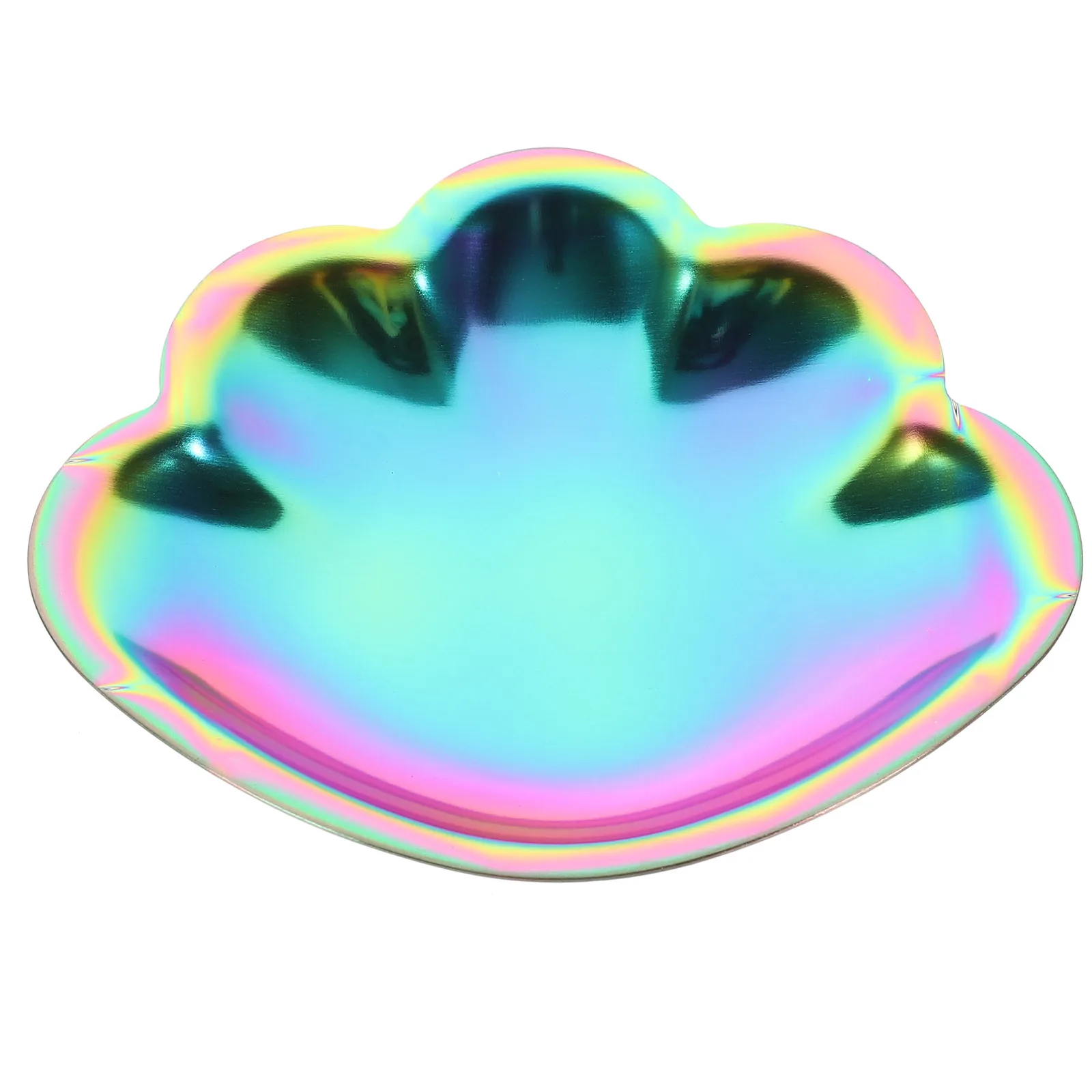 

Shell Shaped Stainless Steel Jewelry Tray Multi Functional Earring Necklace Storage Display Dish Home Decor ganizer Trinket