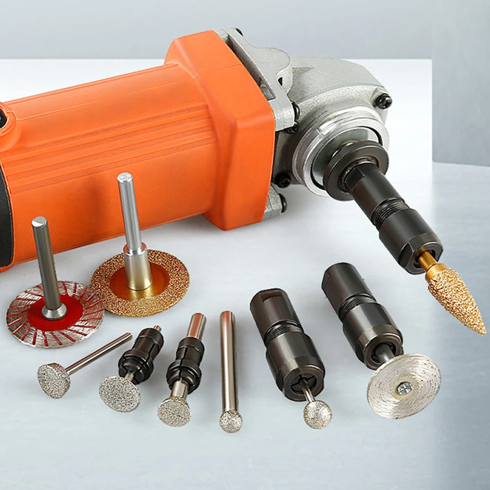 

2pcs Angle Grinder Modified Adapter Lightweight M10 Thread Grinder To Engraving Machine Tools for 100-type Angle Grinder