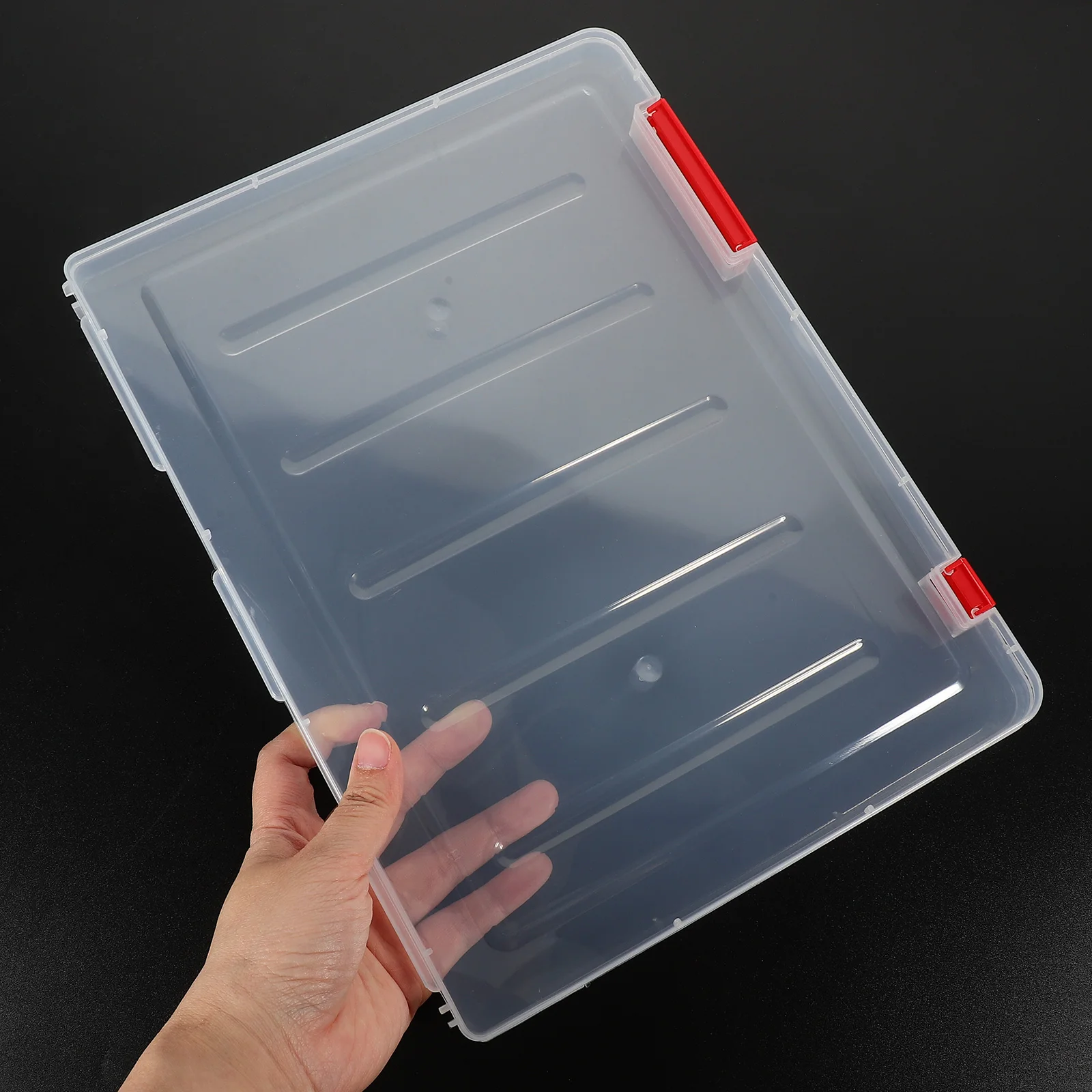 

3 шт. коробки для файлов формата А4, пластиковый органайзер для хранения, держатель для документов с застежкой и пряжкой для настольного компьютера, коробка для хранения формата А4