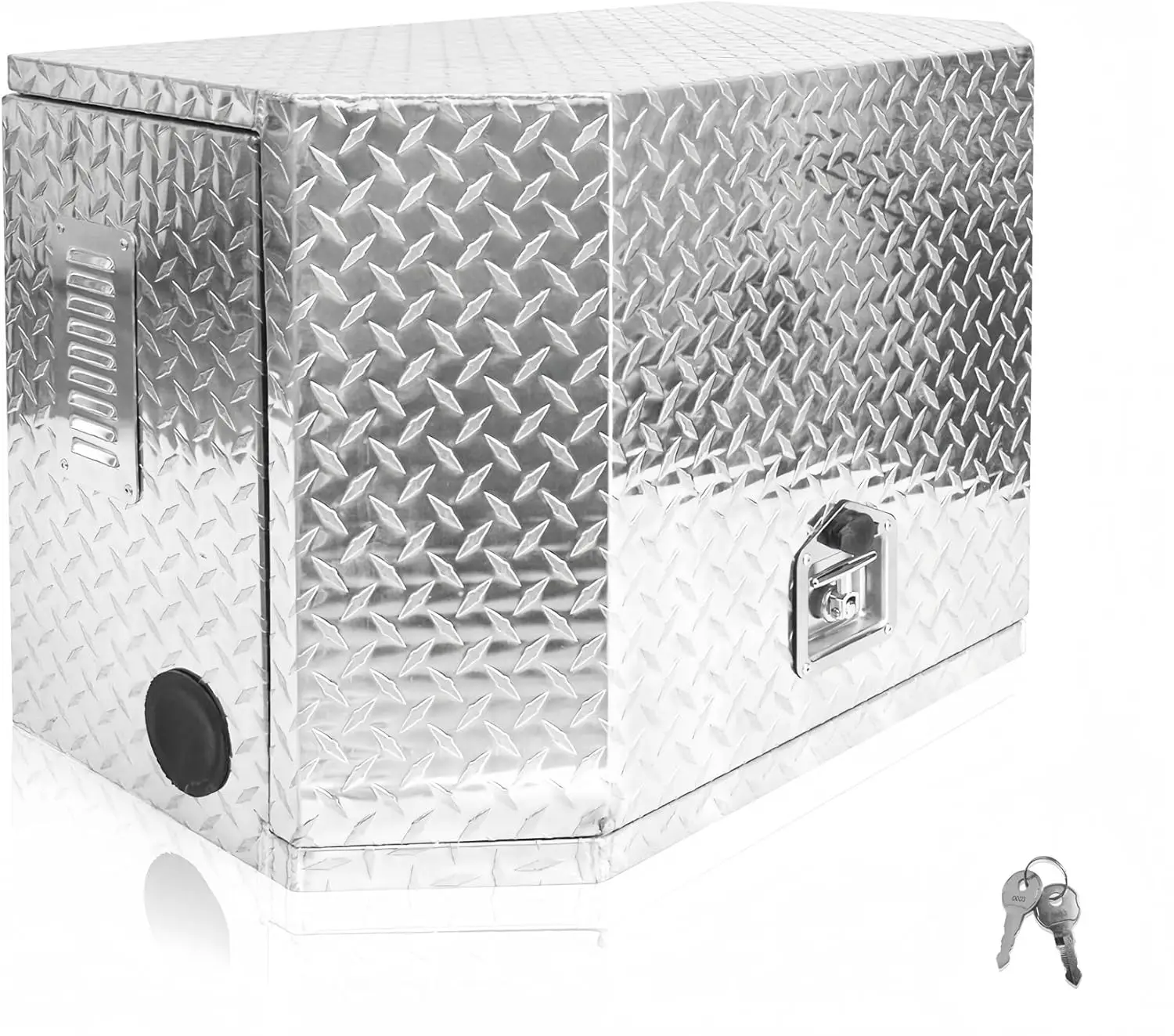 

31.5x 18x 21.5 Inch Generator Toolbox Heavy Duty Generator Storage Box with Ventilation Grille with T-Handle Lock and Keys Suit
