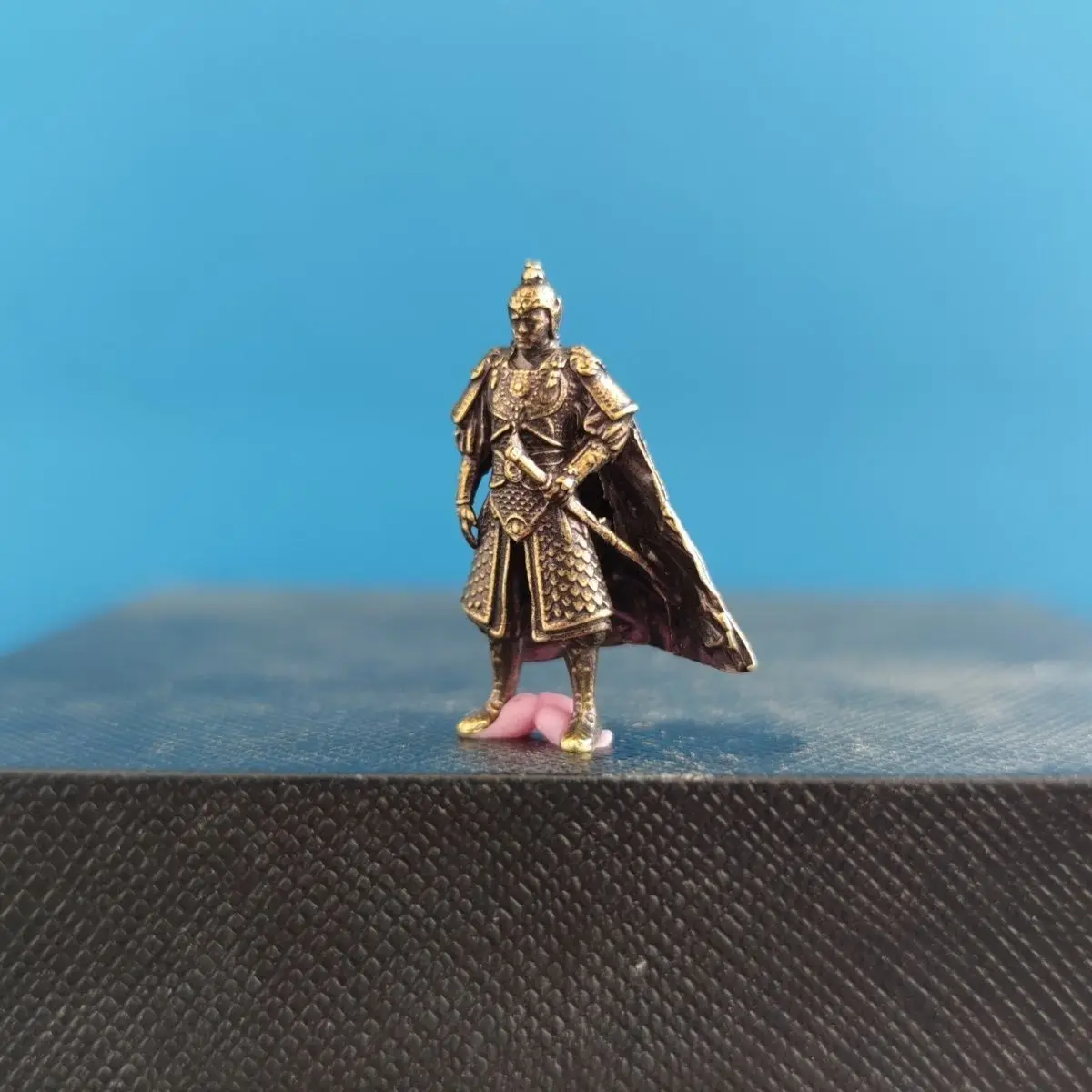 Brass Ancient 1/64 Scale Han Dynasty Huo Qubing Armor and Tang Dynasty General Simulation Miniature Figurine Model