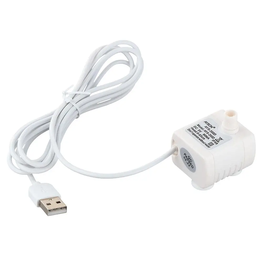 Haustier-Trinkbrunnenpumpe, leise, verhindert Trockenbetrieb, USB-betrieben, DC-Bürstenloser Motor, Mini-Katzenwasserspenderpumpe ﻿ – Detail 1
