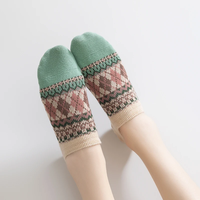 Vintage Cotton Ankle Socks for Women - Soft Breathable Liner Socks (3-Pack,4-Pack) - Cute Gifts for Her