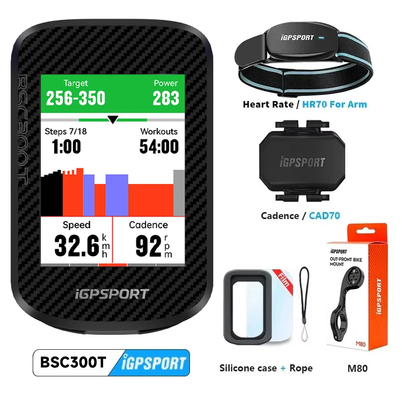 アクセサリー iGPSPORT BSC300T IGPSPORT BSC300T Touch-screen Bike Computer Wireless Speedometer