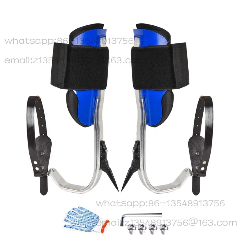 

Гвозди для лазания по деревьям из алюминиевого сплава, стандартные (БЕЗ ремня безопасности), профессиональные сверхмощные шпоры, оборудование для лазания по деревьям