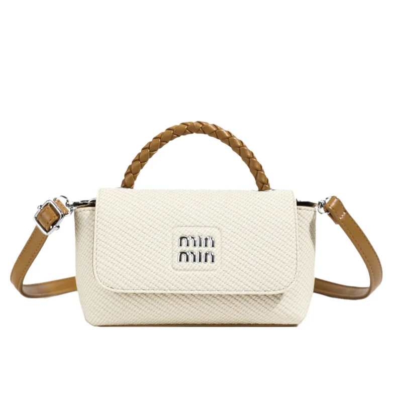 حقيبة كتف عصرية لعام 2025، محفظة كروس بسيطة للنساء، حقيبة كاجوال من النهار إلى الليل، حقيبة حبال متعددة الاستخدامات، بلوزة مزخرفة #5